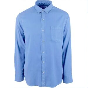 Tommy Bahama Men's Blue Button-Up Shirt, 3XL